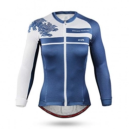 YIJIAHUI Clothing YIJIAHUI Cycling Jacket Mountain Road Bike Tops Quick-drying Summer Ladies Long-sleeved Jersey Windproof Waterproof (Color : A1, Size : XXL)