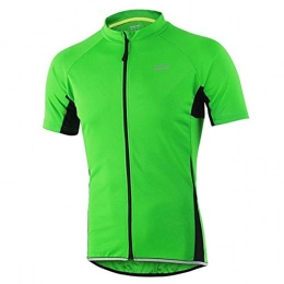 YYDM Clothing YYDM Men's Cycling Half Sleeve Summer - Bicycle Short Sleeve Jersey / Cycling Half-Sleeved Jacket / F Breathable Reflective Cycling, for Mountain Bike, Green 01, L