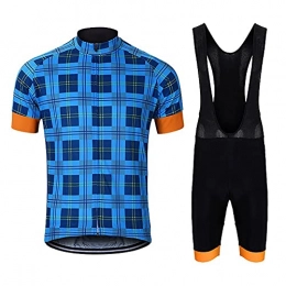 ZHANGCHUNLI Cycling Jersey Set Men's Cycling Suit Men's Cycling Jerseys Set Breathable MTB Bicycle Clothing Mountain Bike Clothes Quick Dry Road Bike Jackets (Size : G(3XL))