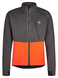 Ziener Clothing Ziener Men's Nabucco Softshell / Hybrid Jacket, Cycling, Mountain Bike, Breathable, Windproof, Functional, neon Orange, 50 (EU)