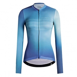 ZQD Clothing ZQD Women's Spring and Autumn Thin section Cycling Jacket Bicycle MTB Road Bike Jackets Long Jersey Breathable Reflective Softshell Windbreaker (Color : R, Size : S)