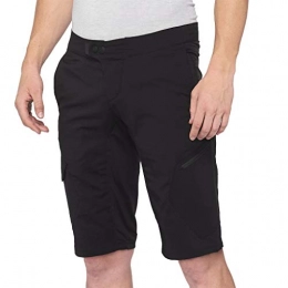 Unknown Clothing 100 Percent Black Ridecamp MTB Shorts