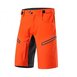 ARSUXEO Clothing ARSUXEO Men's Cycling Shorts Loose Fit Bike Bottom with Moisture-wicking Waistband 2006 orange L