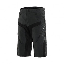 ARSUXEO Clothing ARSUXEO Men's Cycling Shorts MTB Mountain Bike Shorts Water Resistant 1802 Dark Gray Size Medium