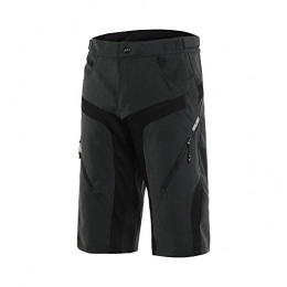 ARSUXEO Mountain Bike Short ARSUXEO Men's Cycling Shorts MTB Mountain Bike Shorts Water Resistant 1802 Dark Gray Size XX-Large