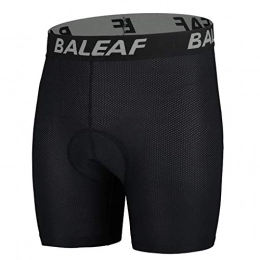 BALEAF Clothing BALEAF Men's 3D Padded Cycling Mesh Breathable Underwear Shorts Tights Gray Size L