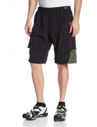 BDI Cycling Apparel Clothing BDI Men's Mountain Bike Active Shorts, Black / Green, X-Large