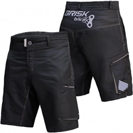 Brisk Bike Clothing Brisk Bike MTB Shorts Model 6 Padded MTB Shorts
