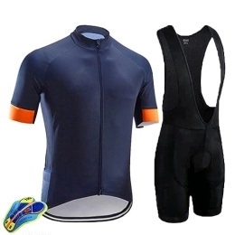 PRIOKNIKO Mountain Bike Short Cycling Shorts Cycling Clothing Team Short Sleeve Cycling Set Mtb Bike, Bd02, 3Xl