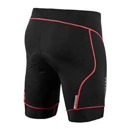 Cycorld Clothing Cycorld Men's Cycling Shorts 4D Padded Road Bike Shorts mountain biking shorts Breathable Quick Dry shorts for men (Black / Red, Medium 30"-32")