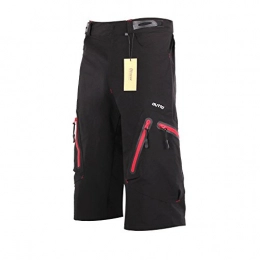 Diswoe Mountain Bike Short Diswoe Bicycle Shorts Cycling MTB Pants Baggy Shorts Breathable with Zippered Pockets for Outdoor Running Cycling
