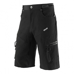 Lixada Clothing Lixada Men's Cycling Shorts Quick Drying Mountain Bike Sport Shorts (Black, XX-Large)