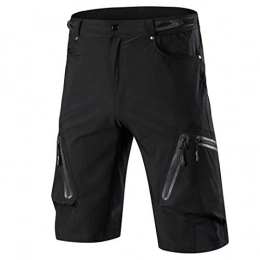 SHOULIEER Clothing Men'S Mountain Bike Shorts Cycling Shorts Breathable Loose Fit For Outdoor Sports Running Short Trousers Whole Black Xl