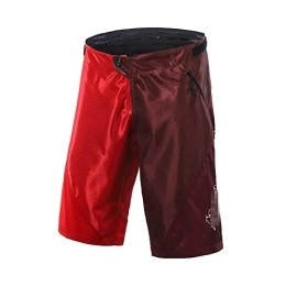 Generic Clothing Men Upgrade Cycling Shorts Loose Fit Mountain Bike Shorts Downhill Bicycle Short Pants MTB Shorts With Mesh Liner-red||M