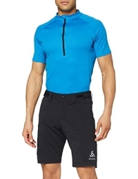 ODLO Clothing ODLO Morzine Men's Mountain Bike Shorts, Mens, Short MORZINE, black, FR : Small (Manufacturer Sizes : S)