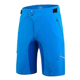 SAENSHING Clothing SAENSHING Men's Loose-Fit Waterproof Cycling Shorts Breathable Baggy MTB Shorts Quick Dry (XXL, Blue)