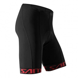 Santic Clothing Santic Cycling Shorts Men Padded Cycle Shorts MTB Cycling Shorts Bike Shorts Cycling Capris Red EU S