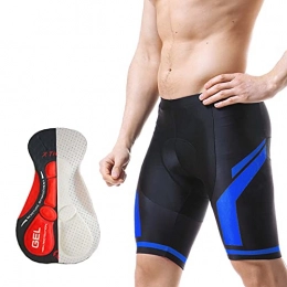 Sunangle Clothing Sunangle Men's 3D Padded Cycling Underwear Shorts, Summer Breathable Mountain Bike Shorts Quick-Dry Lightweight MTB Shorts, Blue, XXL