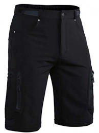 Wespornow Clothing Wespornow Mountain-Bike-MTB-Shorts for Men (Black, 2XL 34.5-36")