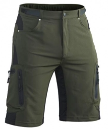Wespornow Clothing Wespornow Mountain-Bike-MTB-Shorts for Men (Green, M 28.5-30.5")