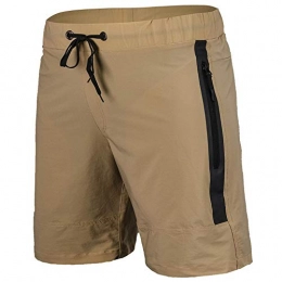 YUJIA Clothing YUJIA Men's-MTB-Shorts Mountain-Bike-Shorts Loose-Fit-Baggy-Cycling-Bicycle-Biking-Shorts Brown-3XL