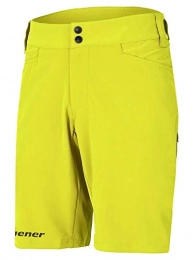 Ziener Clothing Ziener Men's Cycling Shorts / Cycling Shorts with Inner Trousers / Mountain Bike - Breathable, Quick-Drying, Padded Niw X-Function, Mens, 209221, Bitter Lemon, 46 (EU)