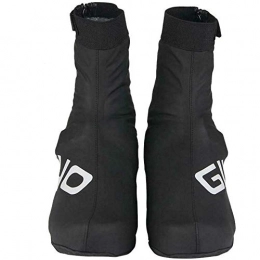 DIYARTS Winter Cycling Shoes Overshoes Cover Thermal Covers Waterproof Windproof PU Leather Fleece Outdoor Bicycle Riding Shoe Sleeve (L)