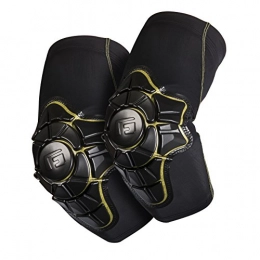 Gform Clothing G-Form Pro-X Elbow Pads for Mountain Bike, Skate-Board, Snowboard, Cycling, BMX, E-bikes. Providing High Impact Protection and Enhanced Flexibility - Black and Yellow - Medium