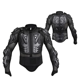 HFJLL Protective Clothing HFJLL Motocross Protective Armor Hard Shell Protective Clothing Impact Protective Armor Top, black, XL