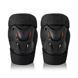 JenLn Protective Clothing JenLn Comfortable Motorcycle Thicken Kneepads Anti-fall Cycling Skidding Protection Breathable Guards Warm Protective Gear Set (Color : Black, Size : One size)