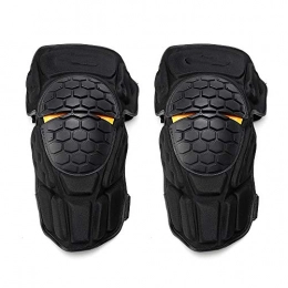 JenLn Protective Clothing JenLn Non-slip Outdoor Sports Motorcycle Knee Pad Motocross Summer Breathable Protective Gears Protective Gear Set (Color : Black, Size : One size)