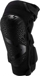 Leatt Clothing Leatt The 3DF 5.0 Zip is a soft and ventilated knee brace with zip. It is fully suitable for mountain biking. Unisex Adult Knee Pads, Black, XXL