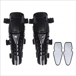LNLW Clothing LNLW Sport Knee / Shin Guards Skating Knee Pads Adult Breathable Adjustable Aramid Fiber Motocross MTB Shin for Riding Cycling (Color : Black)