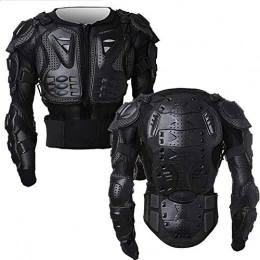 Phciy Protective Clothing Phciy Motorbike Full Body Armor, Street Sport Motocross Guard MTB Racing Shirt Jacket Protector for Mountain Cycling Skating Snowboarding Spine, Black, M