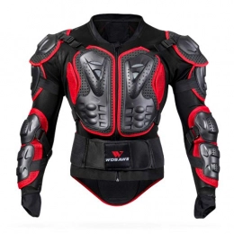 San Qing Clothing San Qing Bmx Body Armor Wosawe Motocross Protective Jacket Mountain Bike Outdoor Protection Long Sleeve Armor Jacket, Black M L XL 2XL 3XL, Red, M