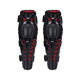 SULAITE Clothing SULAITE Knee Pads, Long Leg Sleeve Protective Gear Knee Shin Armor Protect Guards Pads Body Armor for Motocross Outdoor Off-road Safty MTB Knight Gear - Red