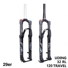 32 RL 120mm Air 29er Inch Fork Straight Tapered Thru Axle QR Suspension Lock Quick Release For Mountain Bicycle Tapered Thru Axle