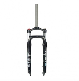 B Bolany Ersatzteiles B Bolany MTB Front Fork 26 Inch Ultralight Aluminum Alloy Mountain Bike Suspension Air Pressure Bicycle Pneumatic Shock Absorber Front Fork 4.0 Tire Silver