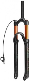 BZLLW Fahrrad-Gabel, 26inch Mountainbike leichte Magnesiumlegierung MTB Federung Sperre Schulter-Spielraum, 100 mm 1-1/8' Downhill Federgabel (Color : B, Size : 27.5inch)