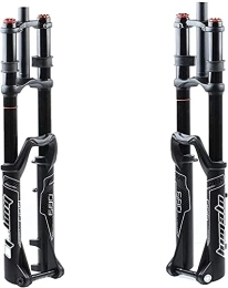 EMISOO Ersatzteiles EMISOO Mountainbike-Gabeln, Federgabeln, verstellbare Fahrrad-Vorderradgabeln, geeignet für Schneemobile, Fahrrad-Vorderradgabel 27, 5
