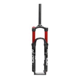 GYPING Ersatzteiles GYPING MTB Bike Federgabel, Aluminiumlegierung Air Federgabel 1-1 / 8 „28.6mm gerades Rohr kompatibel Scheibenbremse Hub 120mm, Red-29inch