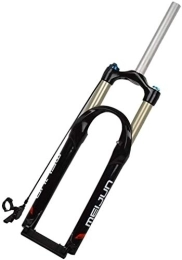 MGE Ersatzteiles MGE 26 Bike Federgabeln, Fern Quick Lock Federgabel for Mountainbike 100 mm Federweg Preload Einstellbare 1-1 / 8" Black (Color : B)