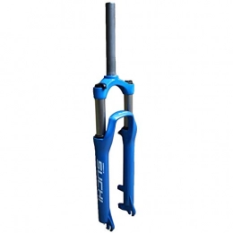 MZP Ersatzteiles MZP MTB 26 Zoll Fahrrad Federgabel Downhill-Gabel Aus Kohlenstoffreichem Stahl Gerades Rohr 1-1 / 8" Scheibenbremse Hub 100mm QR 2400g (Color : Blue)