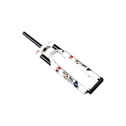 NEHARO Ersatzteiles NEHARO Federgabel 26-Zoll-Mountainbicycle-Suspension Gabeln, gerade terleer Vordere Gabel für Mountainbike (Color : White, Größe : 26 inch)