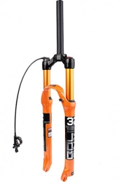 QHY Ersatzteiles QHY 26" 27.5" 29" Federgabel Stoßdämpfer Mountainbike-federgabel 1-1 / 8″ MTB Bike Gas Gabel Schulter Steuerung Und Fernbedienung 120mm (Color : Orange-RL, Size : 29inch)