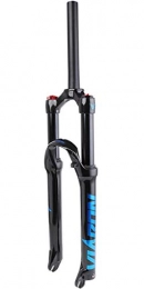 QHY Ersatzteiles QHY 26" 27.5" 29" Mountainbike-Federgabel 1-1 / 8' Leichte Magnesiumlegierung MTB Bike Gas Gabel Schulter Steuerung Streicheln 120mm (Color : Blue, Size : 26inch)