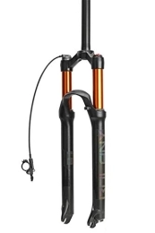 QHY Ersatzteiles QHY Fahrrad Gabel MTB Fahrradgabel Luftfederung 26 / 27.5 / 29er Rebound-Anpassung ABS-Verriegelung Gerade / Konisch Federweg 100mm QR Mountainbike-Gabel (Color : 29er Straight Line)