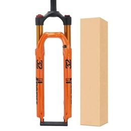 UPPVTE Ersatzteiles UPPVTE Forks MTB Fahrradgabel 27, 5 / 29inch, Aluminiumlegierung Stoßdämpfer Feder Vordergabel 1-1 / 8" Air Supension Frontgabel Fahrradgabeln (Color : Orange, Size : 27.5inch)