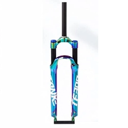 WRNM Mountainbike Gabeln WRNM Vordergabel MTB Gabel 26 27, 5 29 Zoll MTB Federgabel Federweg 120mm Tapered Tube Mountainbike Gabeln Stoßdämpfer-Doppelt-Schulter-Vorderradgabel (Color : C, Size : 27.5inch)