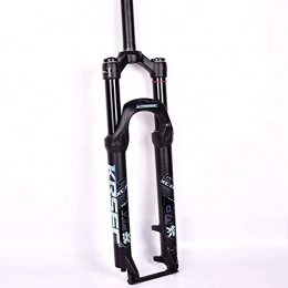 WXFCAS Ersatzteiles WXFCAS Radsportsuspension 26inch Fahrrad Vordere Gabel MTB Luftfedergabel Für Mountainbike Scheibenbremse Schultersteuerung 1-1 / 8 (Color : Black, Size : 26inch)